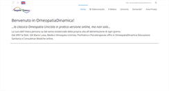 Desktop Screenshot of omeopatiadinamica.it